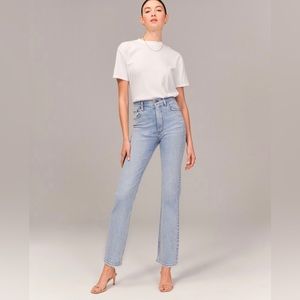 Abercrombie & Fitch Ankle Straight Ultra